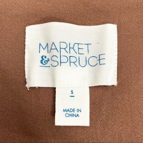 Market & Spruce Bambi Belted Cargo Utility Jacket Mauve Outdoor Casual Size S - Picture 9 of 12